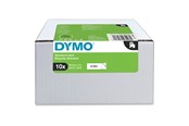 Papier, fotopapier en etiketten - DYMO Authentic D1 Labels Zwart Print on Wit 19mm x 7m Self-Adhesive Labels for LabelManager Label Printers 10 Count - 2093098