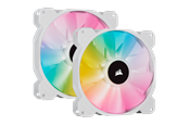 Case Fan - Corsair iCUE SP140 RGB Elite Performance Wit - Kit with iCUE Verlichting Node CORE - Case ventilator - 140mm - Wit met RGB-licht - 27 dBA - CO-9050139-WW