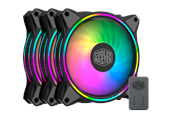 Case Fan - Cooler Master 0 (This is already in English) - Case ventilator - 120mm - Zwart met RGB-licht - 30 dBA - MFL-B2DN-183PA-R1