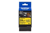 Papier, fotopapier en etiketten - Brother Tape brother 24 mm black/yellow flexible - TZEFX651