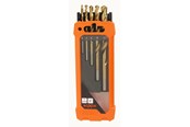 Boren en bits - Boxer Drill bit set – 5 pcs. (titanium) - 31312