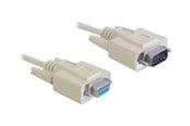Beelscherm- en tv-kabel - DeLOCK serial extension cable - DB-9 to DB-9 - 5 m - 84016