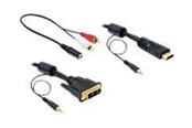Beelscherm- en tv-kabel - DeLOCK video / audio cable kit - 84455