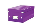 Archivering & Opslag - Leitz Click & Store WOW DVD Opbergdoos Paars - 60420062