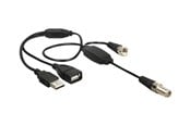 Beelscherm- en tv-kabel - DeLOCK antenna cable - 35 cm - 13006