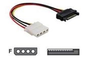 Voedingskabel (intern) - DeLOCK power cable - SATA power to 4 PIN internal power - 12 cm - 60115
