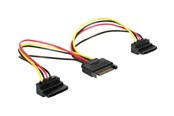 Voedingskabel (intern) - DeLOCK power splitter - SATA power to SATA power - 15 cm - 60128