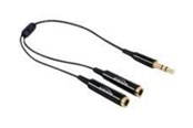 Beelscherm- en tv-kabel - DeLOCK audio splitter - 25 cm - 65356