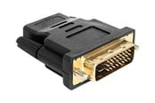 Beelscherm- en tv-kabel - DeLOCK Adapter DVI 24+1 pin male > HDMI female - video adapter - 65466