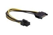 Voedingskabel (intern) - DeLOCK power cable - SATA power to 6 pin PCIe power - 21 cm - 82924