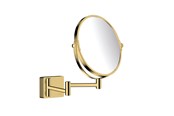 Badkamer accessoires - Hansgrohe addstoris shaving mirror polished gold-optic pvd - 41791990