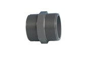 Kunststof buizen en fittingen - +GF+ Reducing nipple tp polyvinylchloride Grijs 112 x 114 - RV0NRF50E
