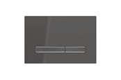 Toiletten, stoelen, bidets en reserveonderdelen - Geberit sigma50 actuator plate 246 x 164 x 14 mm deep black/black chrome - 115.671.DW.2
