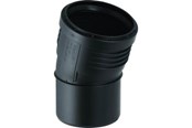 Afvoerproducten - Geberit silent bend 15 ° 110mm mf Zwart pp - 184834110