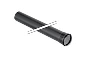 Afvoerproducten - Geberit Stil afvoerpijp 110x250mm 1mf zwart pp - 390.501.14.1