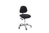 Gereedschap - Global Office chair with euromatic seat mechanism and easy-running castors - Zwart wool - 61302022