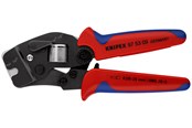 Gereedschap voor loodgieterswerk - KNIPEX Zelfinstellende krimptangen voor adereindhulzen, met voorinvoering - 97 53 09