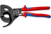 Gereedschap voor elektrisch werk - KNIPEX Kabelscharen, (ratelprincipe, 3-versnellingen) - 95 32 320
