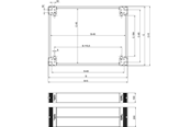 Schakelkasten en kasten - Schneider Electric 4 plinth side Panelen 200x400 - NSYSPS4100