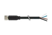 Sensortechnologie - Murrelektronik M8 female 0° with cable polyvinylchloride 4x0.25 bk ul/csa 5m 7000-08061-6110500 - 7000-08061-6110500