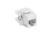 Koperen bekabeling - Leviton Extreme cat 6 utp jack 110-style - white - 61110-RW6
