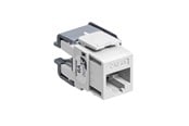 Koperen bekabeling - Leviton Extreme cat 6a utp jack 110-style - Wit - 6110G-RW6