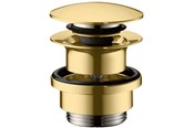 Reserveonderdelen en montageaccessoires - Hansgrohe waste set Messing push-open for basin and bidet mixers Gepolijst gold-optic - 50100990