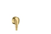 Douche- en montageaccessoires - Hansgrohe fixfit wall outlet E without non-return valve Gepolijst gold-optic - 27454990