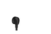 Douche- en montageaccessoires - Hansgrohe fixfit wall outlet e without non-return valve matt black - 27454670