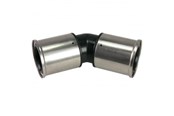 Alu pex systemen - Henco press bend 45° 50 x 50 mm - 27PK-5050