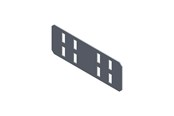 Trays, railkoker en bevestigingen - Wibe Zijdelingse koppeling zm 150x60/1.5 - CSU86030000