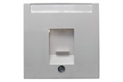Schakeleenheden - Berker Centre plate with dust protection polar white - 11701909