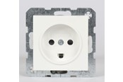 Schakeleenheden - Berker Socket outlet danish version s/b polar white - 6647761909