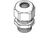 Aansluitapparatuur - Wexøe Cable gland hsk-k pg21 13-18mm ip68 Blauw 1209210214 - 1209210214