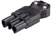 Kabels en draden - Wieland Gst18i3 plug male 3-pole 250v/20a 0.75-2.5mm2 ø=6.5-10.5mm Zwart 92.732.3053.1 - 92.732.3053.1