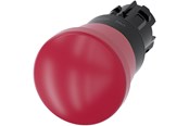 Drukknoppen en signaalapparaten - Siemens Em stop mushroom pushbutton 40mm Rood - 3SU1000-1HB20-0AA0