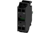 Drukknoppen en signaalapparaten - Siemens Contact module with 1 contact element 1 no spring-type terminal for front plate mounting - 3SU1400-1AA10-3BA0