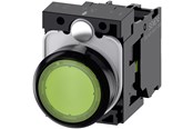 Drukknoppen en signaalapparaten - Siemens Illuminated pushbutton Groen - 3SU1102-0AB40-1BA0