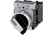 Drukknoppen en signaalapparaten - Siemens Selector Schakelaar o-i Zwart Wit - 3SU1150-2BF60-1BA0