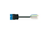 Kabels en draden - Winsta Connecting cable 2m hf eca plug/open-ended blue - 771-9985/216-201