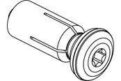 Schakelkasten en kasten - Cubic Cover Schroef w/washer - 3050-3800