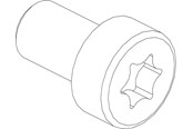 Schakelkasten en kasten - Cubic Torx socket head cap Schroef 3101-0610 - 3101-0610