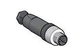 Sensortechnologie - TELEMECANIQUE SENSORS Plug m12 mal straight Connector 4pin - XZCC12MDM40B