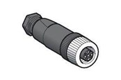 Sensortechnologie - TELEMECANIQUE SENSORS Plug m12 5 pol female straight metal - XZCC12FDM50B