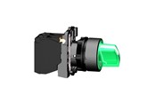 Drukknoppen en signaalapparaten - Schneider Electric Harmony rotary switch complete with led and 2 fixed positions in green 230-240vac 1xno + 1xnc xb5ak123m5 - XB5AK123M5
