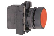 Drukknoppen en signaalapparaten - Schneider Electric Harmony push button complete with spring return and flat touch Oppervlak in Rood Kleur 1xnc xb5aa42 - XB5AA42