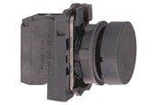 Drukknoppen en signaalapparaten - Schneider Electric Harmony push button complete with spring return and flat touch Oppervlak in Zwart Kleur 1xno xb5aa21 - XB5AA21