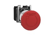 Drukknoppen en signaalapparaten - Schneider Electric Harmony emergency stop complete with ø40 mm toad head in Rood with push / turn function and 2xnc xb4bs8444 - XB4BS8444