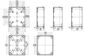 Schakelkasten en kasten - Schneider Electric Abs ind box 241x192x87 lo tr - NSYTBS24198
