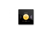 Intelligente gebouwinstallaties - Niko-Servodan Digital Zwart connected customisable control Scherm for niko home control 24 v Schroef fixing - 550-18001